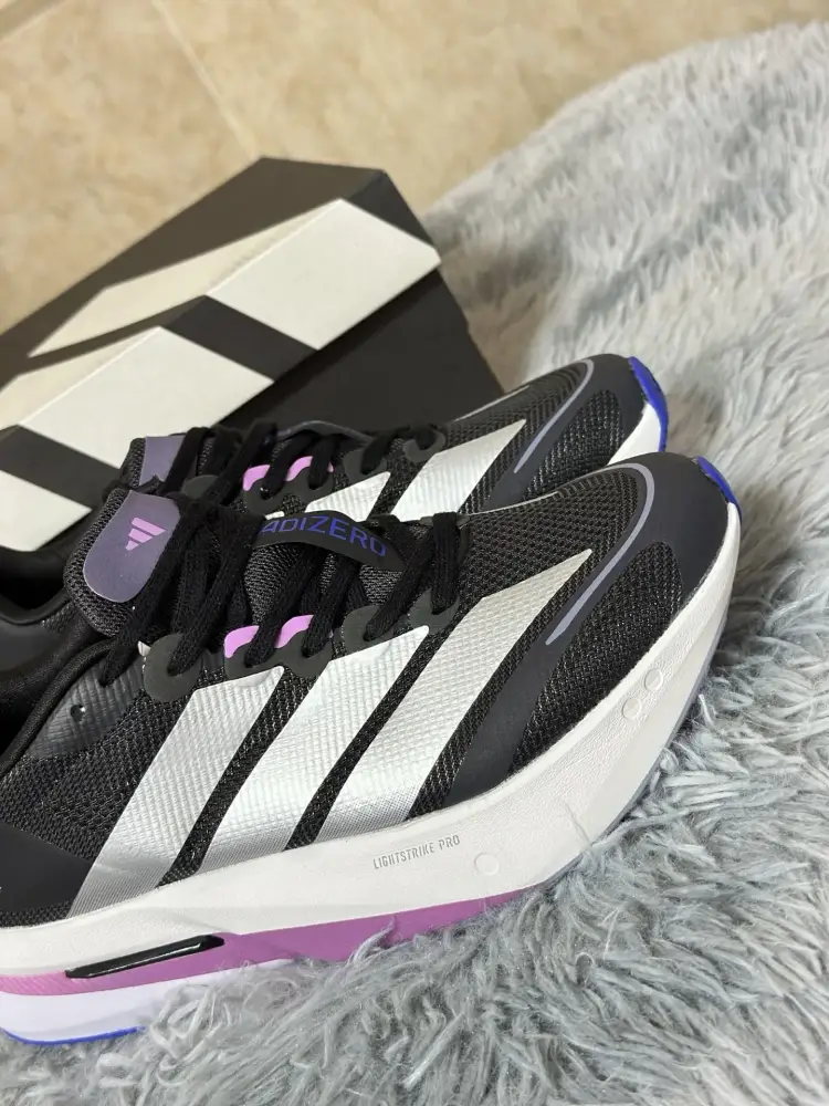 adidas Adizero Boston 13 Black Purple Running DailyWear 489 