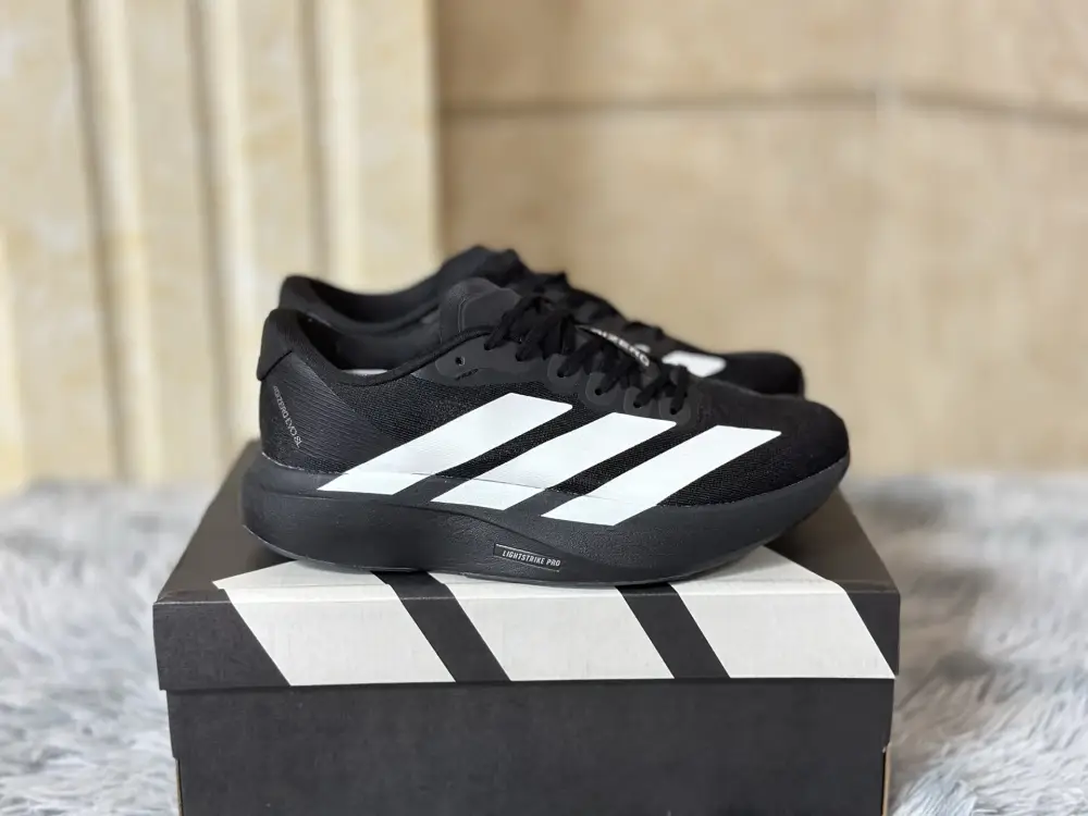 adidas Adizero Evo SL Black White Running – SunProtective 477  ABA286
