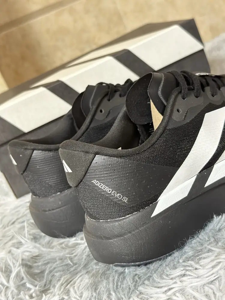 adidas Adizero Evo SL Black White Running – SunProtective 477 