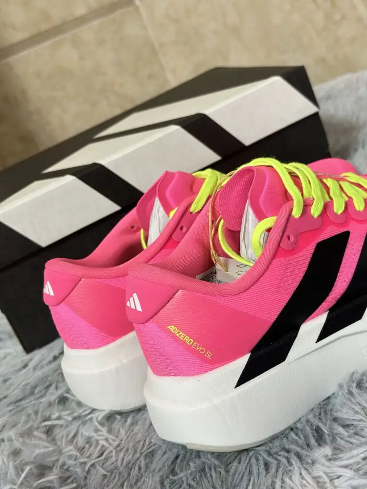 adidas Adizero Evo SL Pink Black Sneakers – for Running SoftTouch 479 