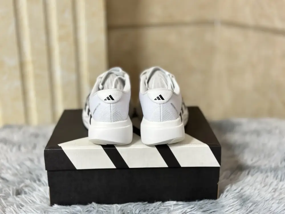 adidas Adizero Evo SL White Black Sneakers – for Running Packable 476  EEC86