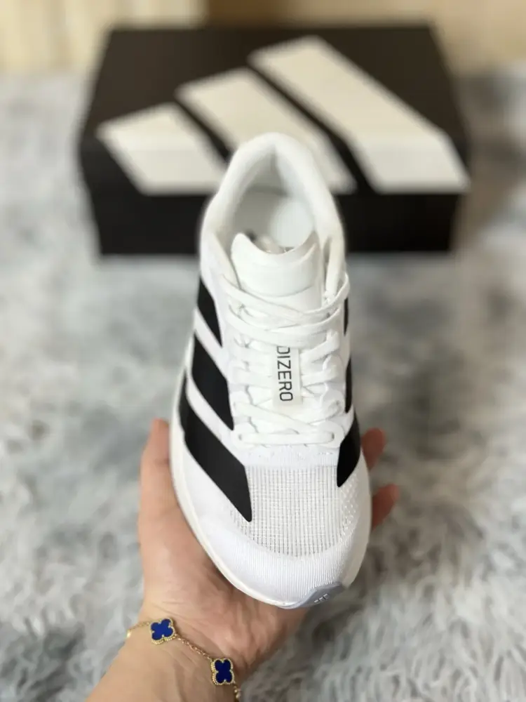 adidas Adizero Evo SL White Black Sneakers – for Running Packable 476 