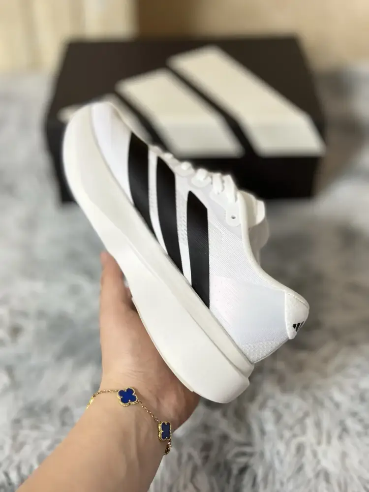 adidas Adizero Evo SL White Black Sneakers – for Running Packable 476 