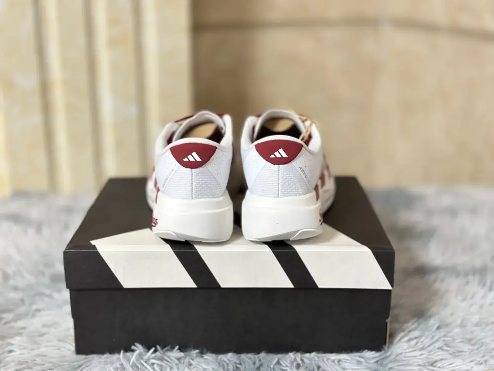 adidas Adizero Evo SL White Red ZipUp 485  EFA397