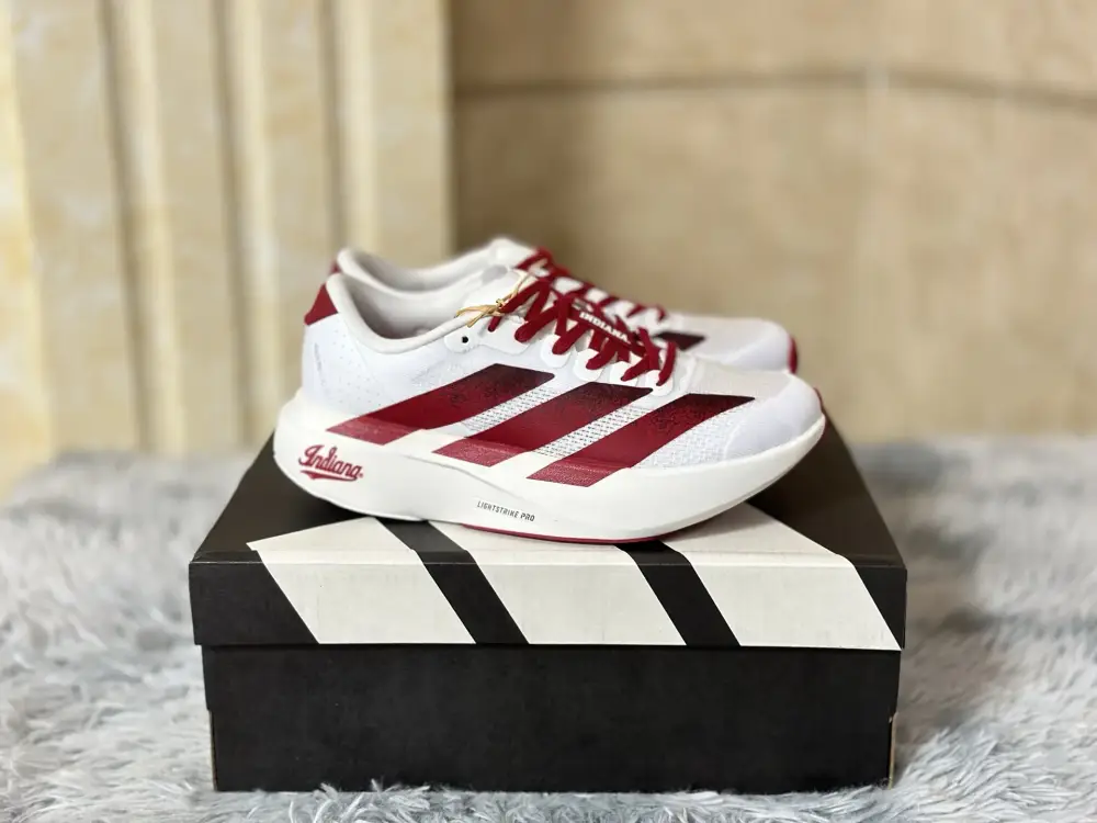 adidas Adizero Evo SL White Red ZipUp 485  EFA397