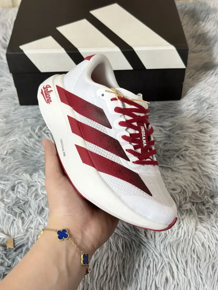adidas Adizero Evo SL White Red ZipUp 485 