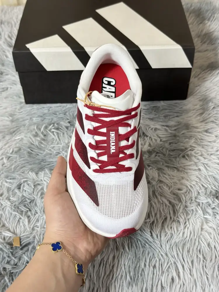 adidas Adizero Evo SL White Red ZipUp 485 
