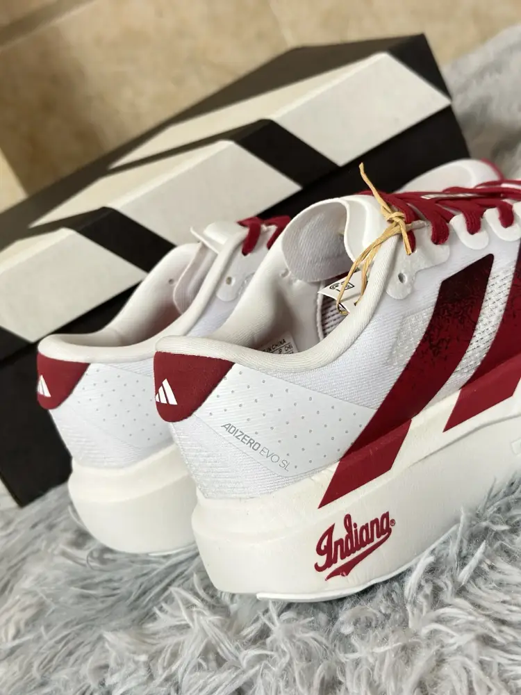 adidas Adizero Evo SL White Red ZipUp 485 