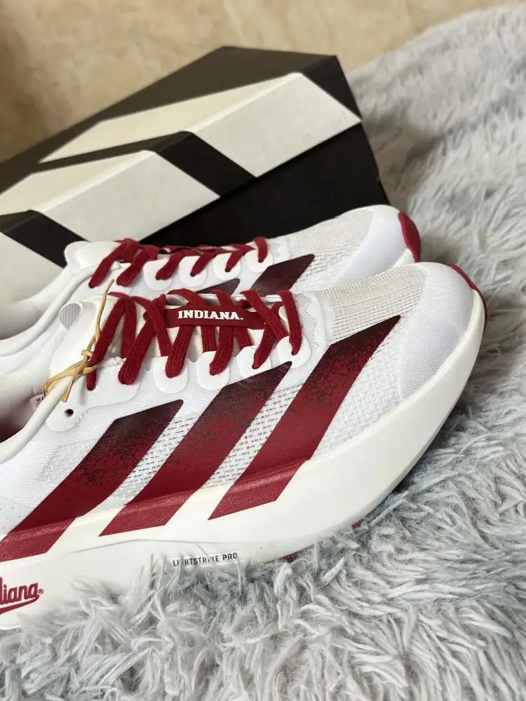 adidas Adizero Evo SL White Red ZipUp 485 
