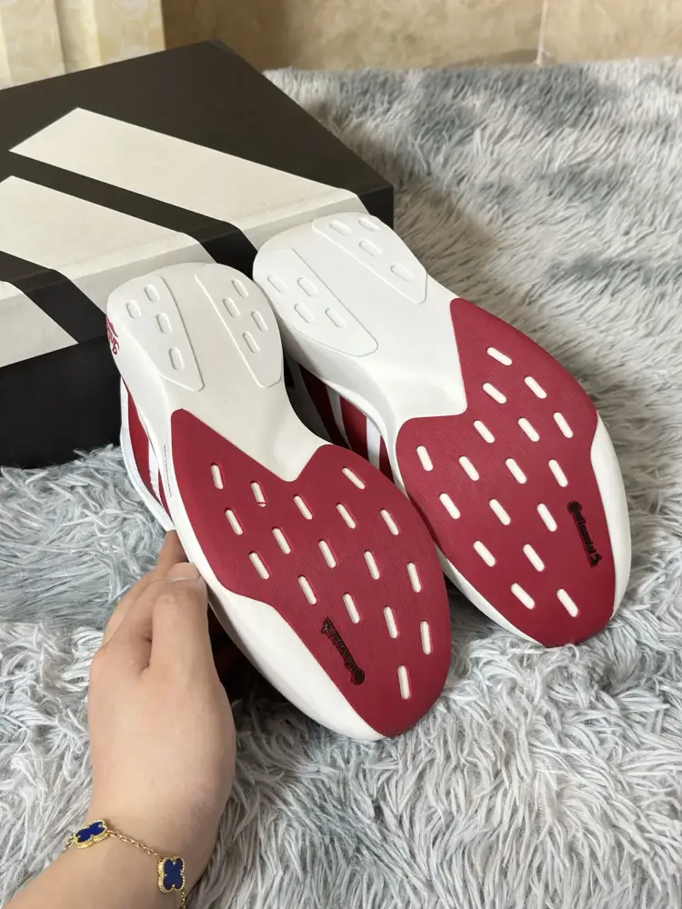 adidas Adizero Evo SL White Red ZipUp 485 
