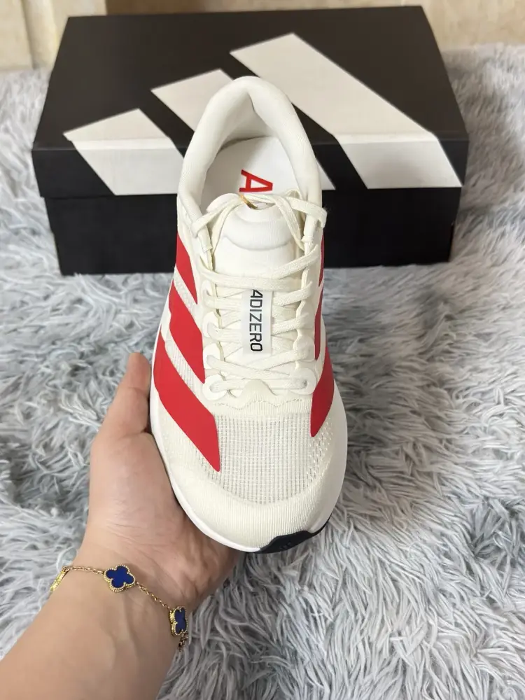adidas Adizero Evo SL White Red Sneakers – ZeroBulk 481 