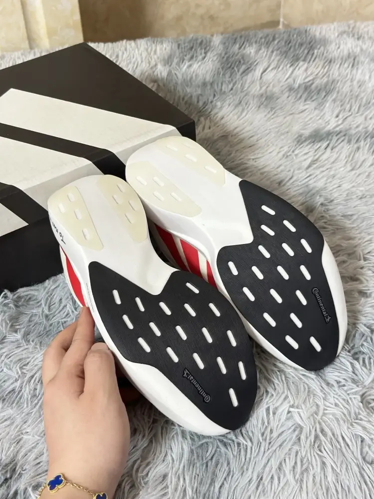 adidas Adizero Evo SL White Red Sneakers – ZeroBulk 481 