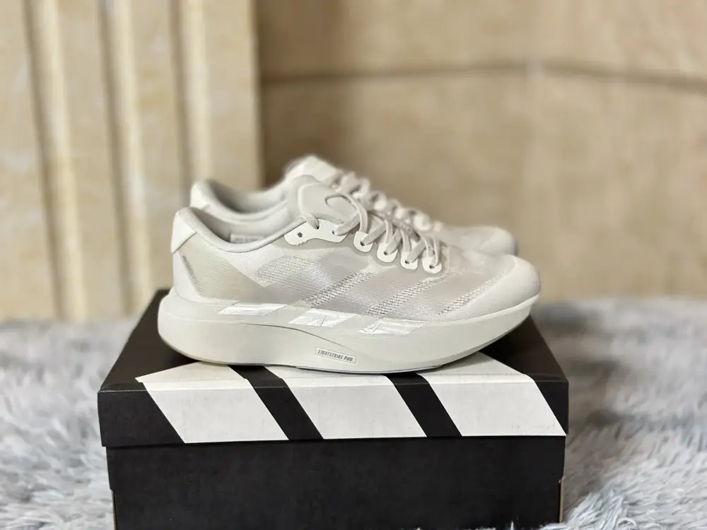 Efficient adidas Adizero Evo SL White Running – Adidas Sneakers 474  EFAF224
