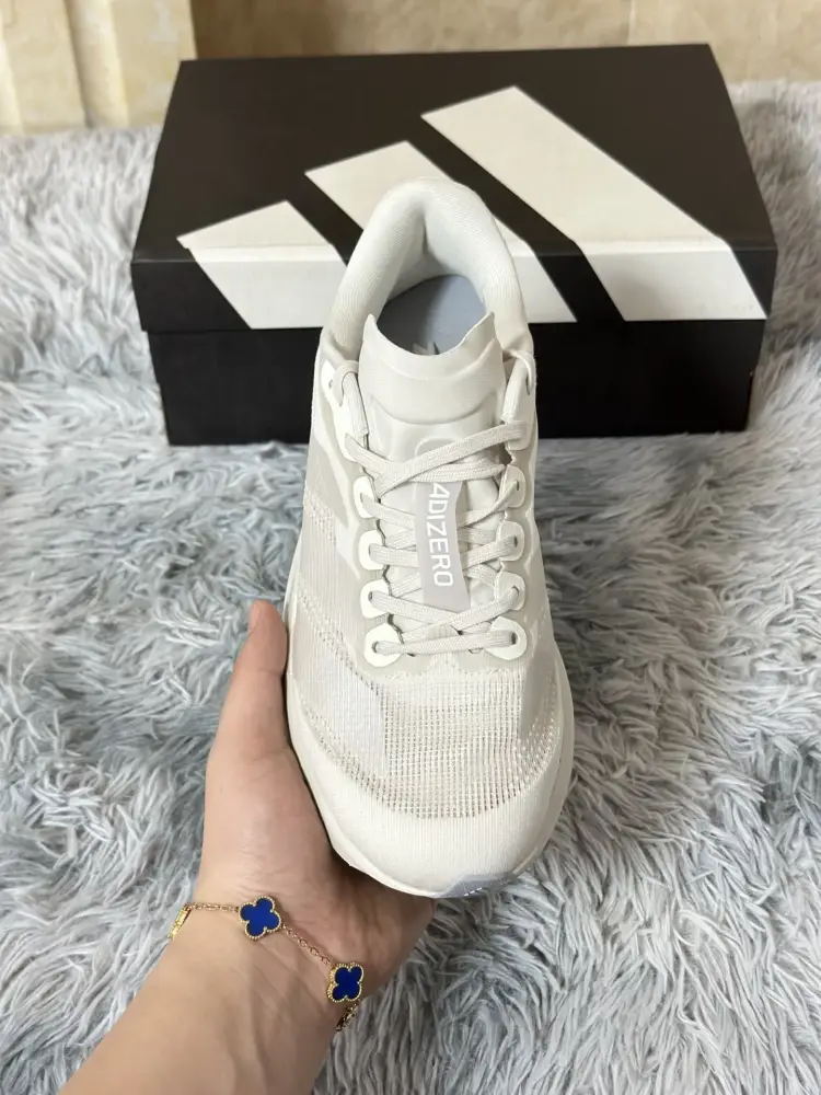 Efficient adidas Adizero Evo SL White Running – Adidas Sneakers 474 