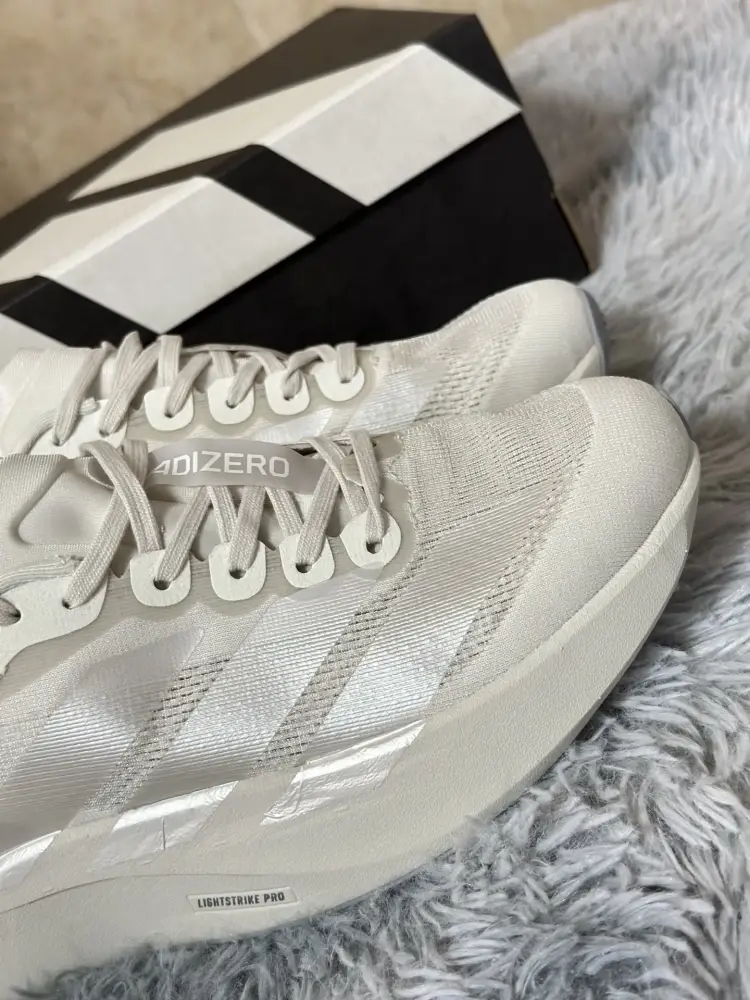 Efficient adidas Adizero Evo SL White Running – Adidas Sneakers 474 
