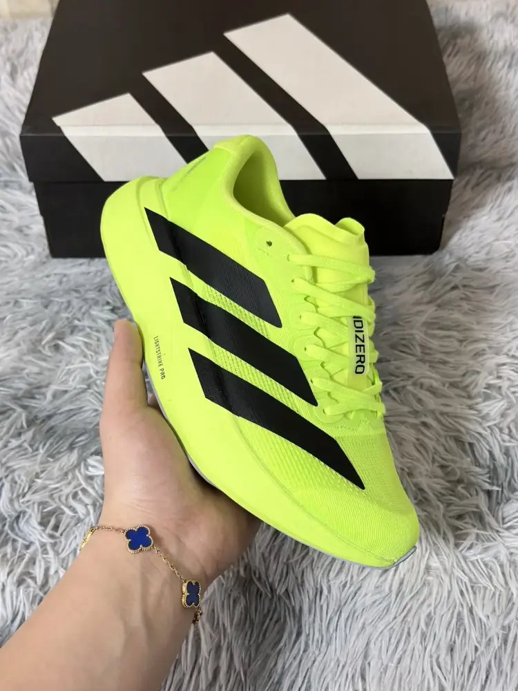 Durable adidas Adizero Evo SL Yellow Black Running – Adidas Edition 483 