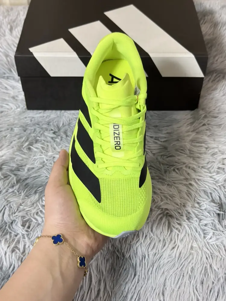 Durable adidas Adizero Evo SL Yellow Black Running – Adidas Edition 483 