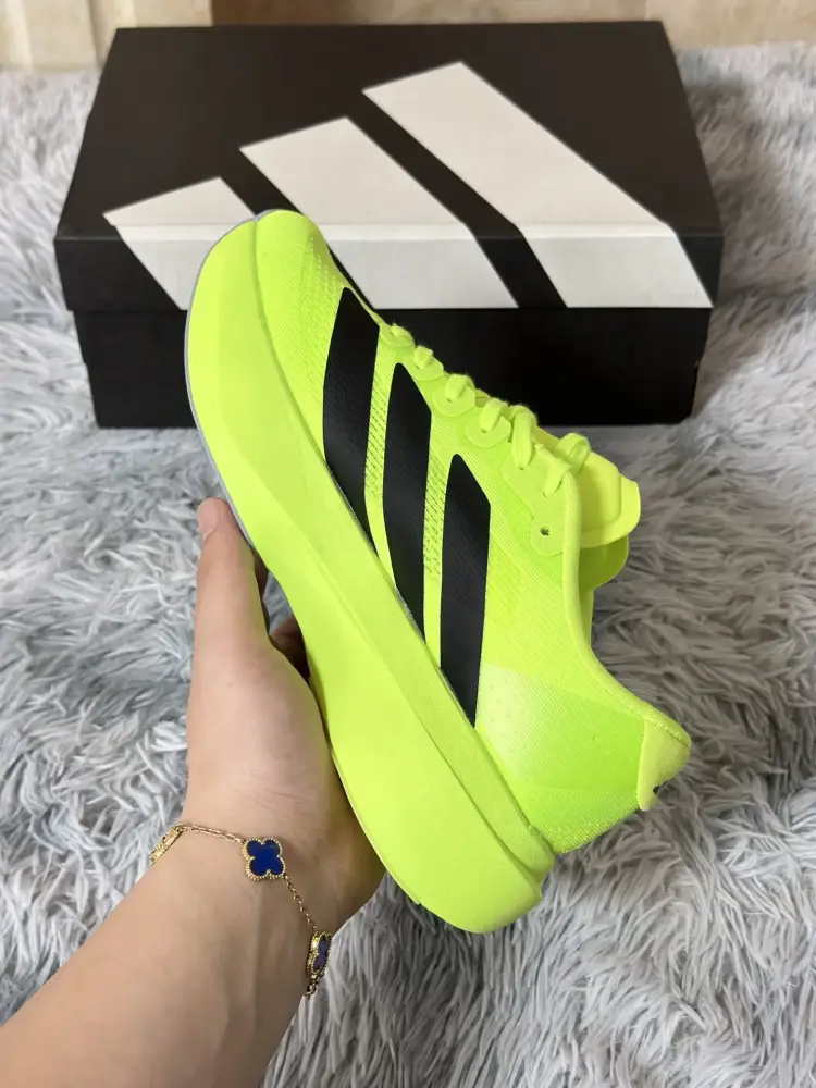 Durable adidas Adizero Evo SL Yellow Black Running – Adidas Edition 483 