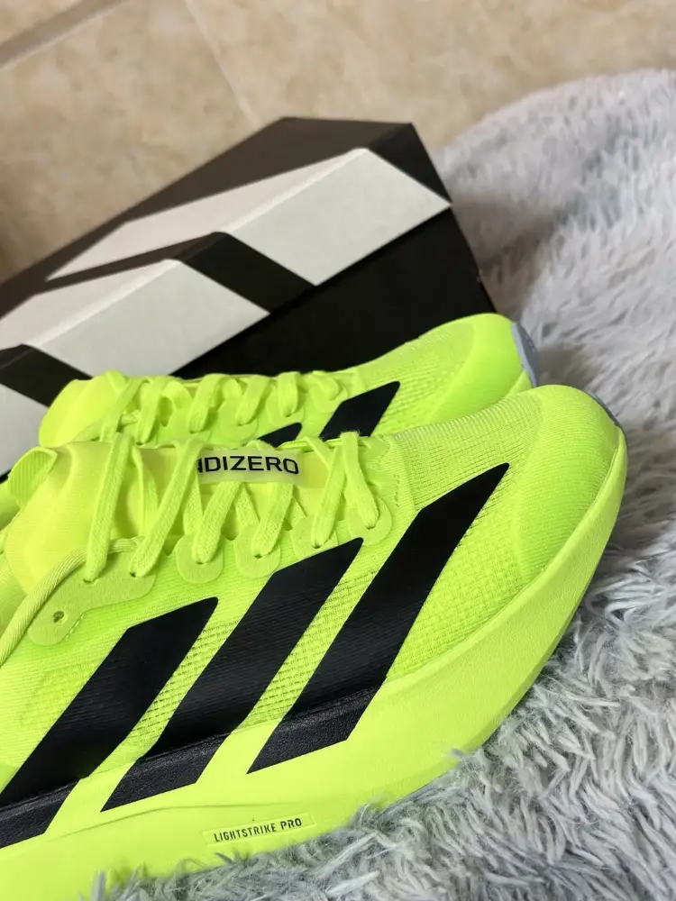 Durable adidas Adizero Evo SL Yellow Black Running – Adidas Edition 483 