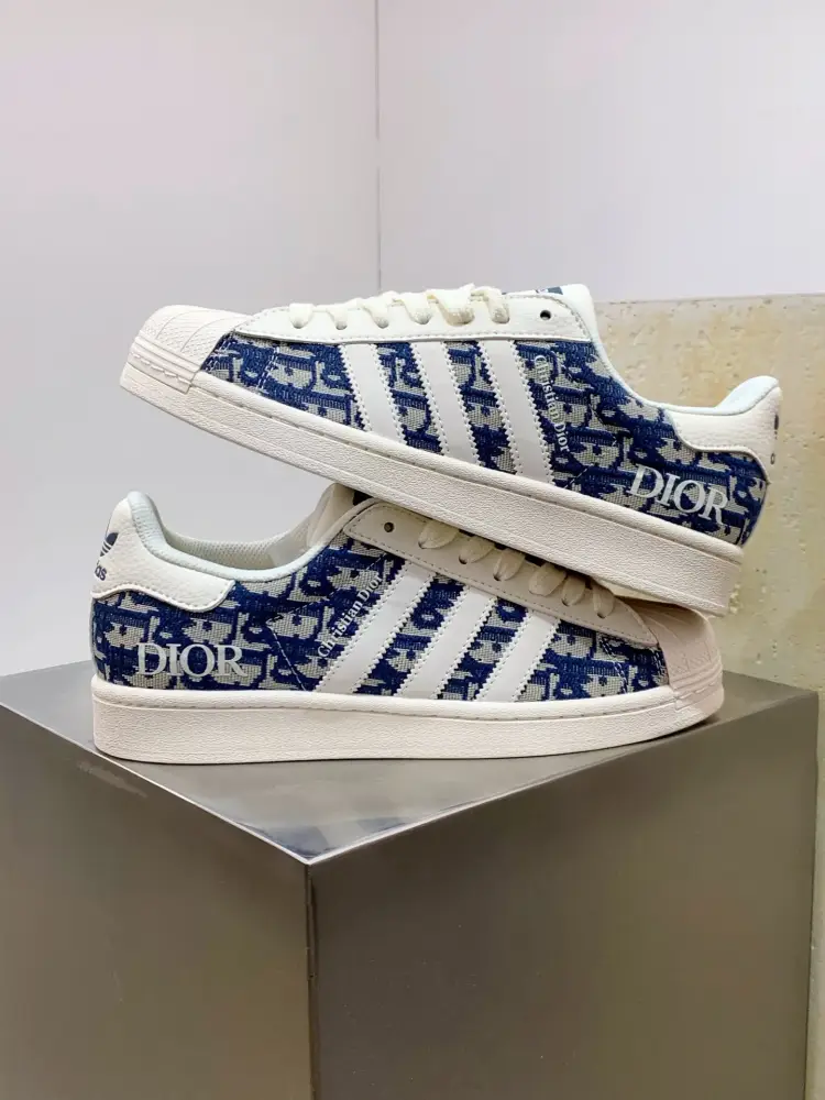 Durable adidas Gazelle Indoor Dior Blue Low Top 507 
