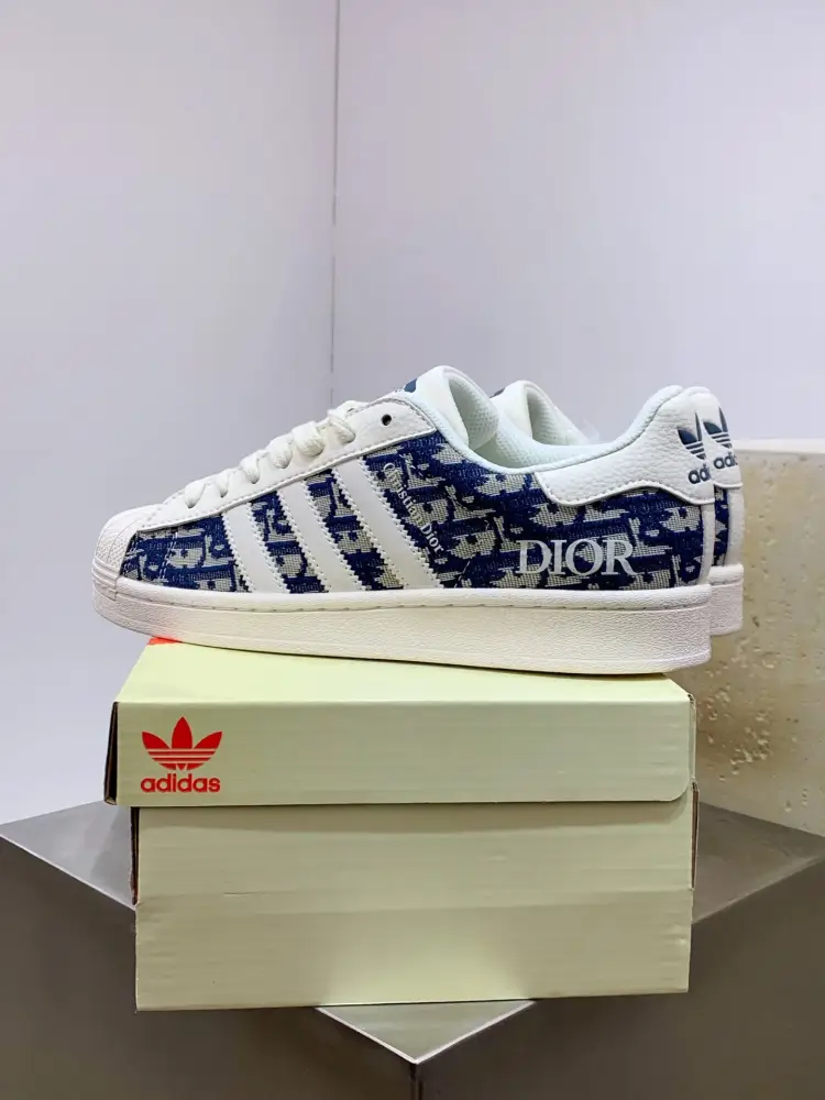 Durable adidas Gazelle Indoor Dior Blue Low Top 507 