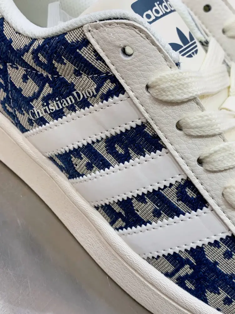 Durable adidas Gazelle Indoor Dior Blue Low Top 507 