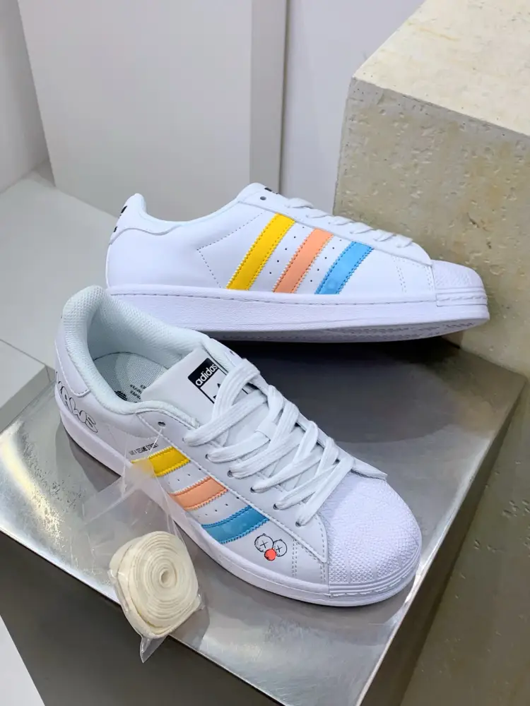 Refined adidas Gazelle Indoor KAWS White Multicolor 494  CAFEF14