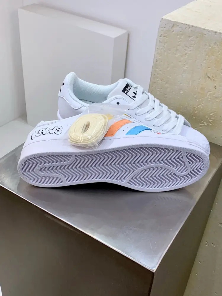 Refined adidas Gazelle Indoor KAWS White Multicolor 494  CAFEF14