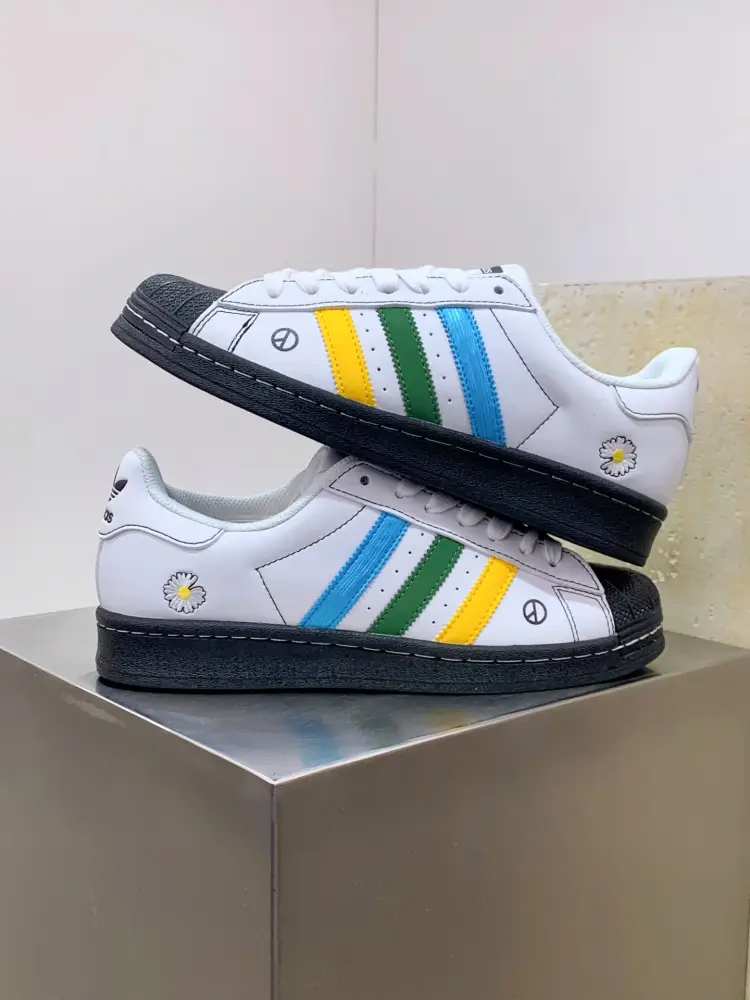 Bold adidas Gazelle Indoor White Multicolor Low – Adidas 517 