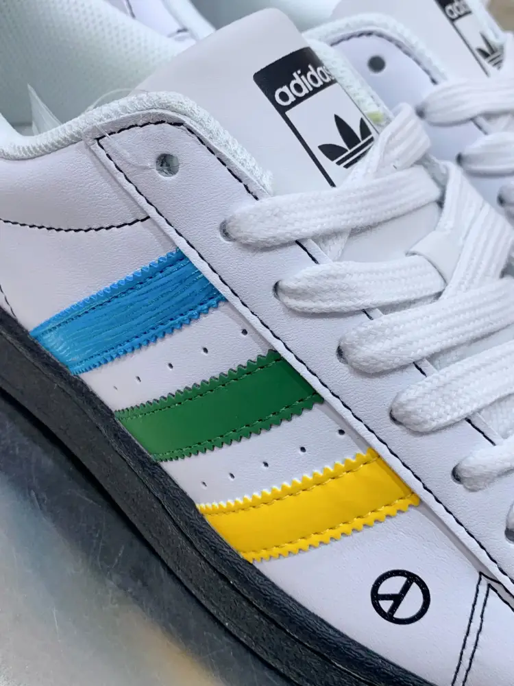 Bold adidas Gazelle Indoor White Multicolor Low – Adidas 517 