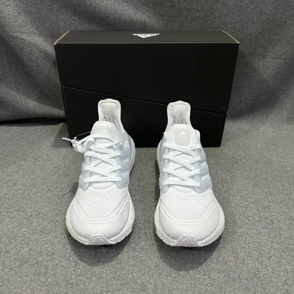 Sophisticated adidas Ultraboost 21 White Grey Running – Adidas Edition 574  ECFE657