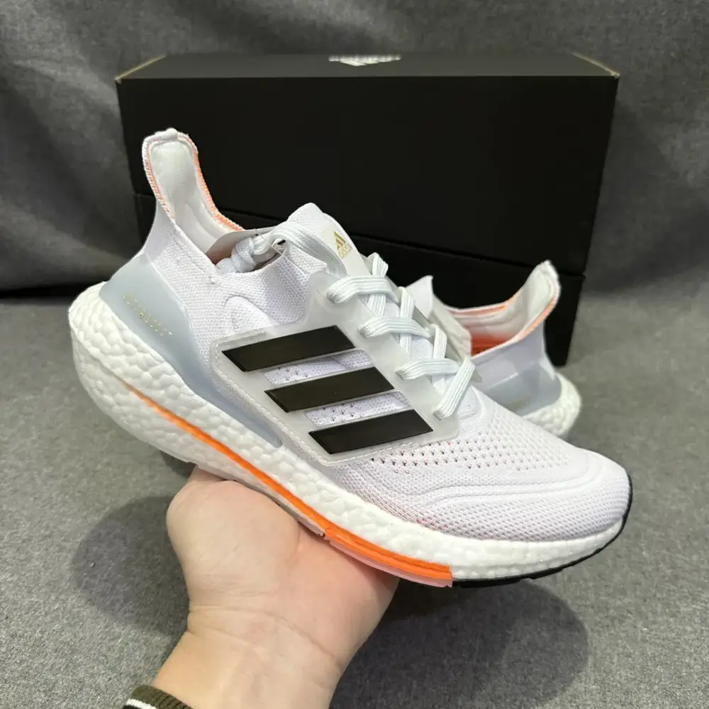 FlexibleFit adidas Ultraboost 21 White Orange Running – Adidas Edition 573 