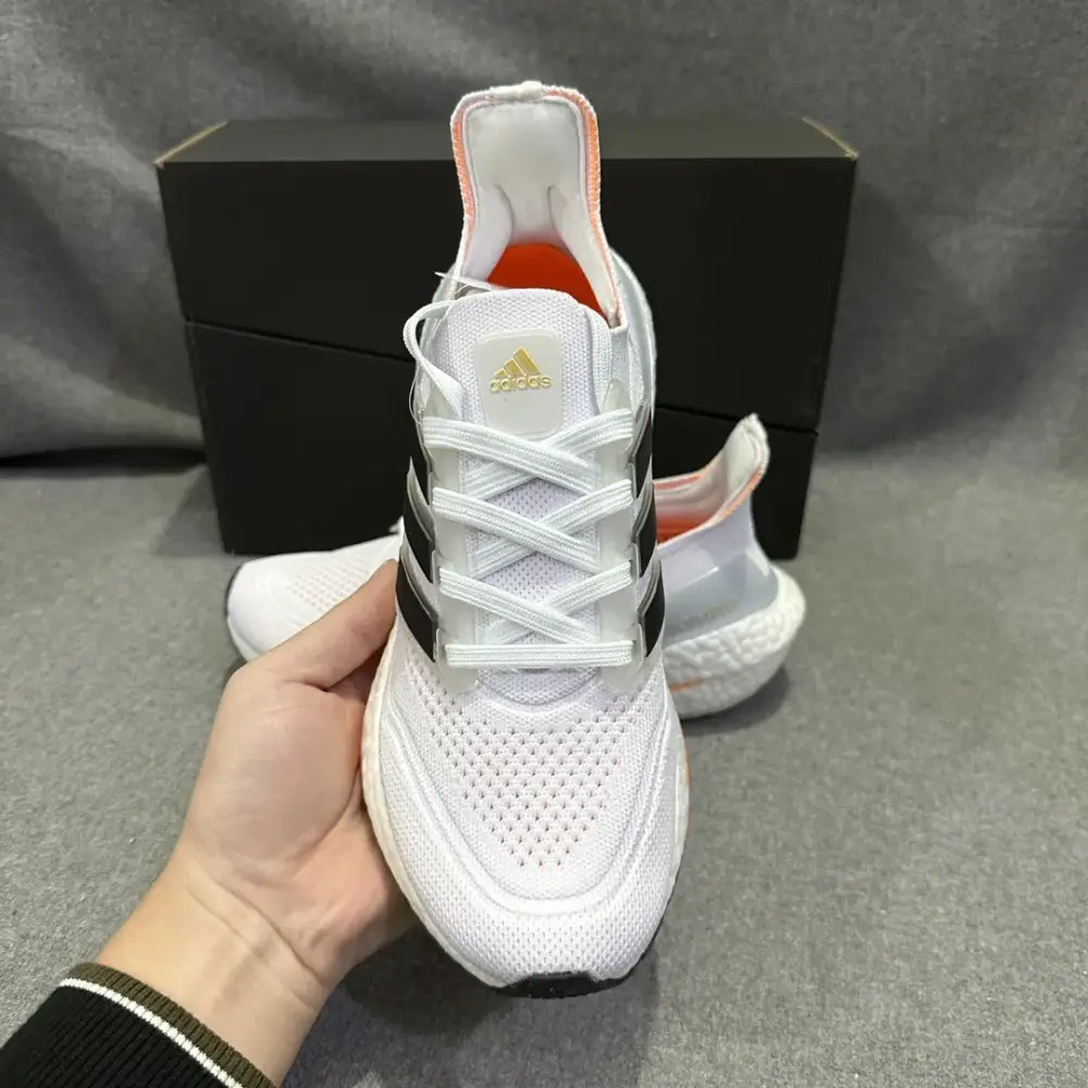 FlexibleFit adidas Ultraboost 21 White Orange Running – Adidas Edition 573 