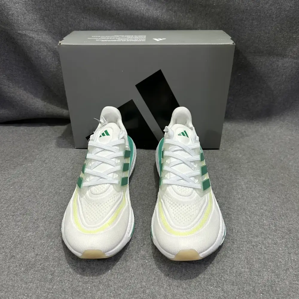 Supportive adidas Ultraboost 23 Light White Green Blue – Adidas 579  ACAB174